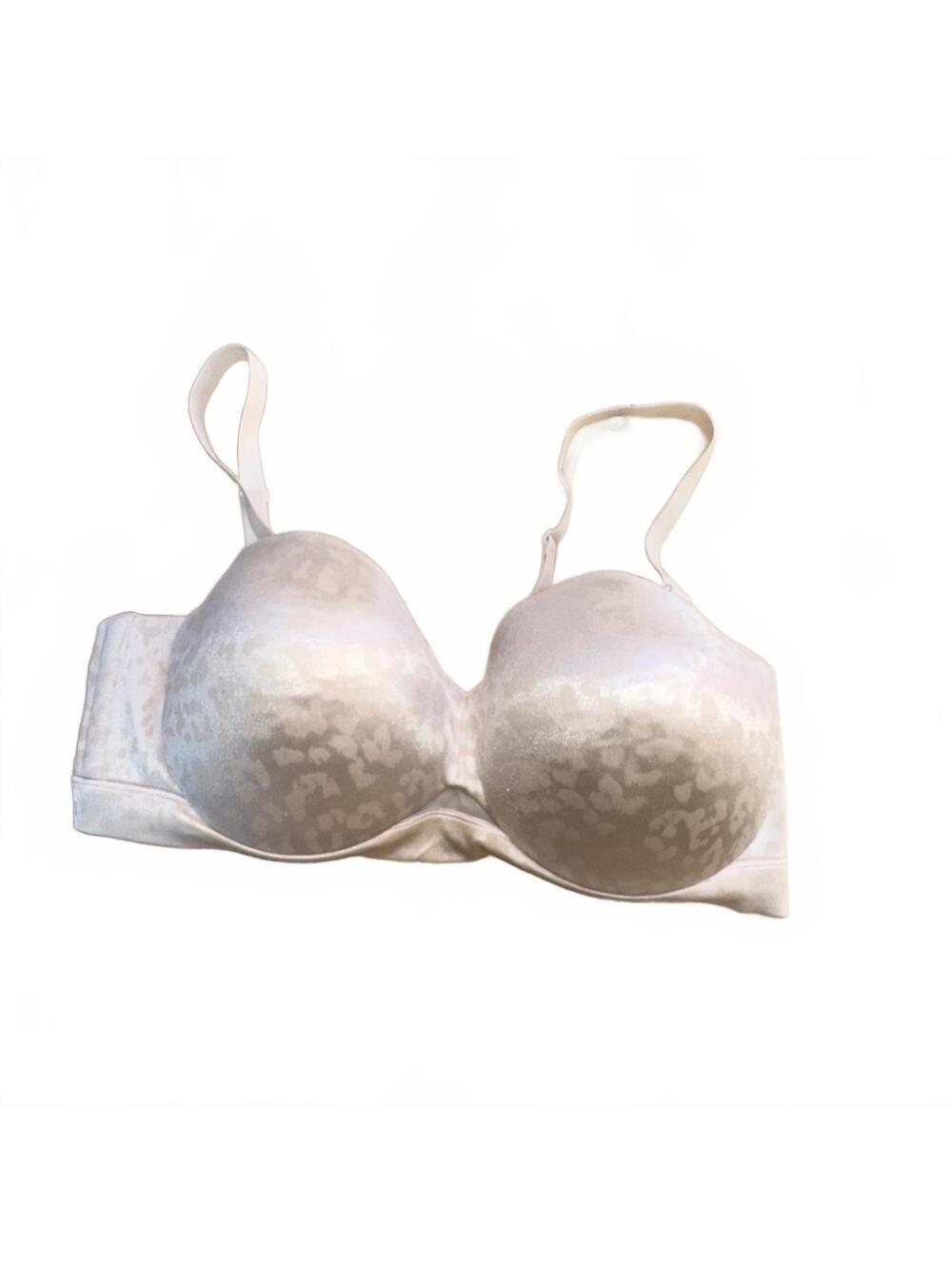 Lane Bryant Cacique 40DD Multi-Way Comfort Bliss Strapless Bra Tan Cheetah